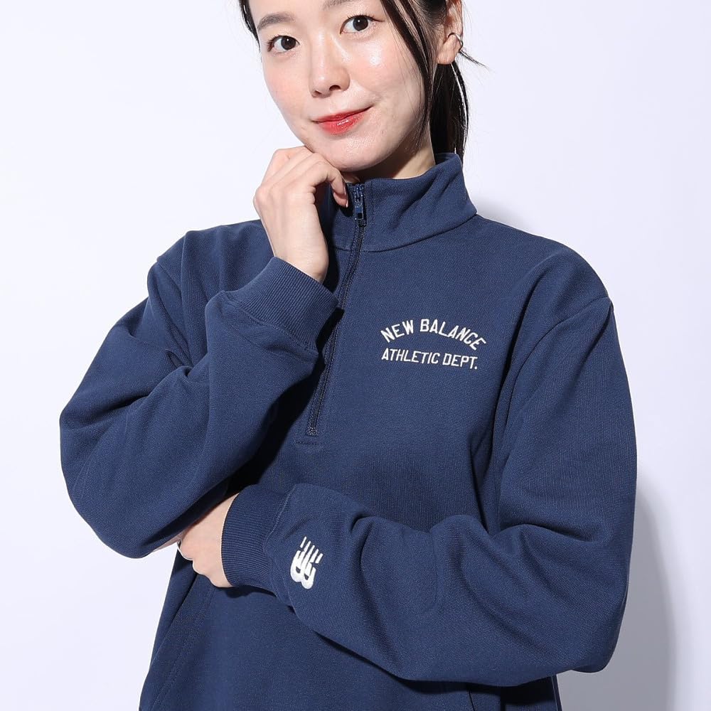New Balance Greatest Sweatshirt NNY Women's Sportswear's Half-Zip (WT41538) (NB Navy)