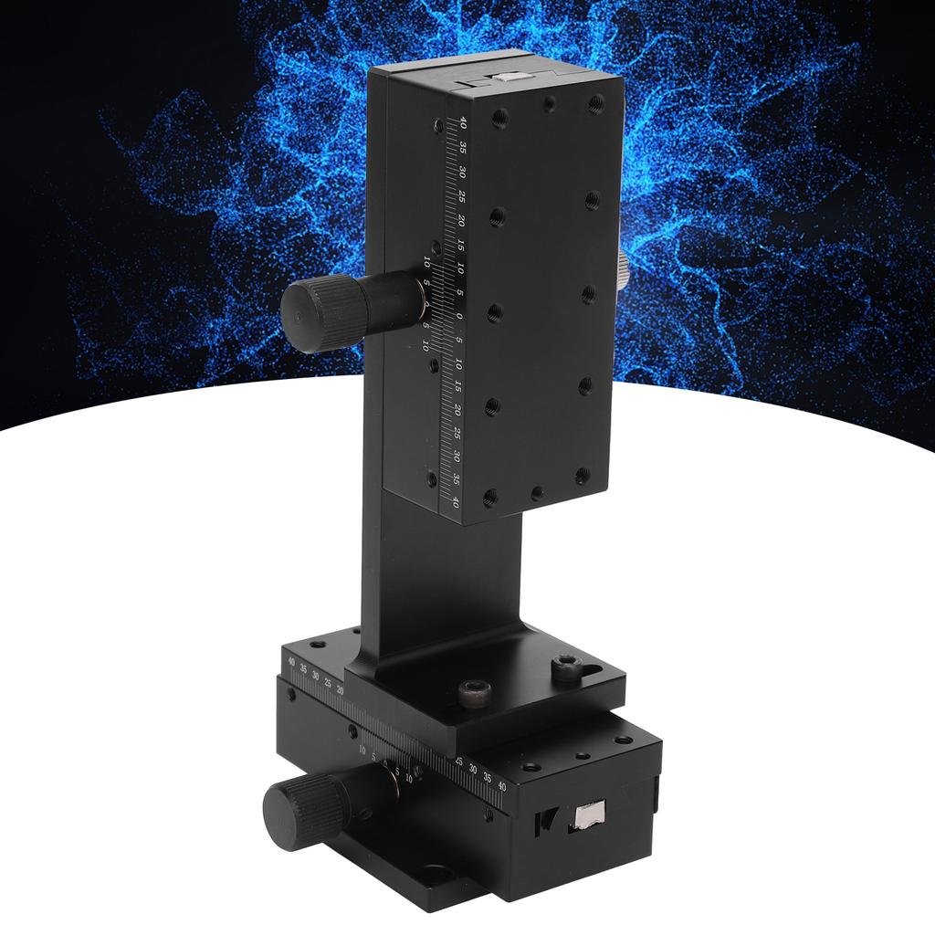 Regulowana Platforma Trymerska Jaskółczy Ogon Ręczny Mechanizm Precyzyjnego Dostrajania Scena Przesuwna Oś XZ 40x90mm