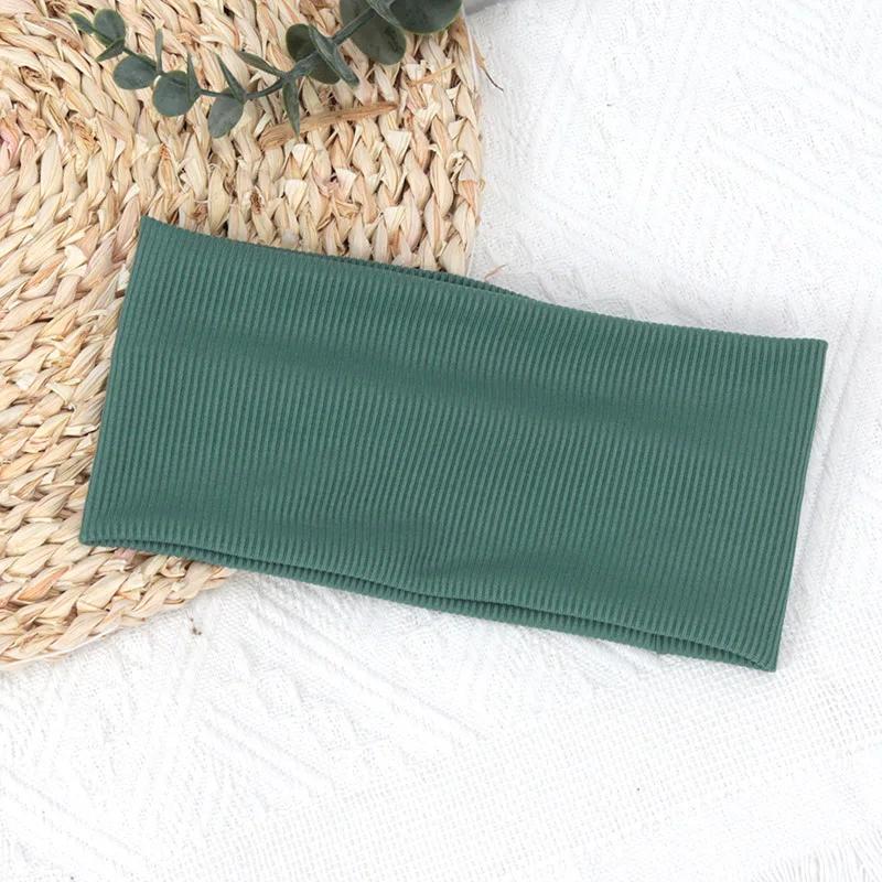 Wide Hair Bands Solid Color Elastic Headband Turban Makeup Hair Hoop Yoga Running Yoga Vintag Headwrap Hairstyles Accessories