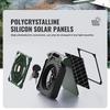 4 Speeds Wind Outdoor Solar Fan 90-Degree Folding Portable Tent Fan Folding Ventilador  Tent Use