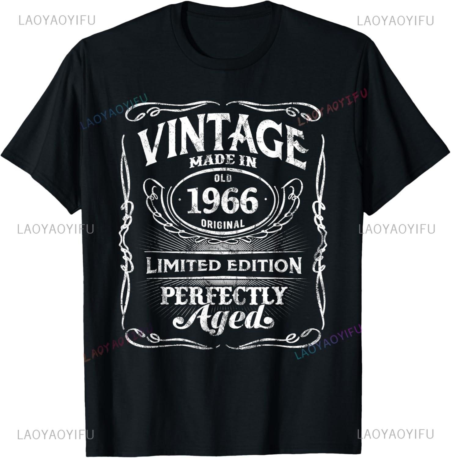 

Vintage Legend Born in 1966 59th Birthday Tee 59 Years Old T-Shirt Custom Printed Graphic T Shirts Mens Clothing Ropa Hombre S