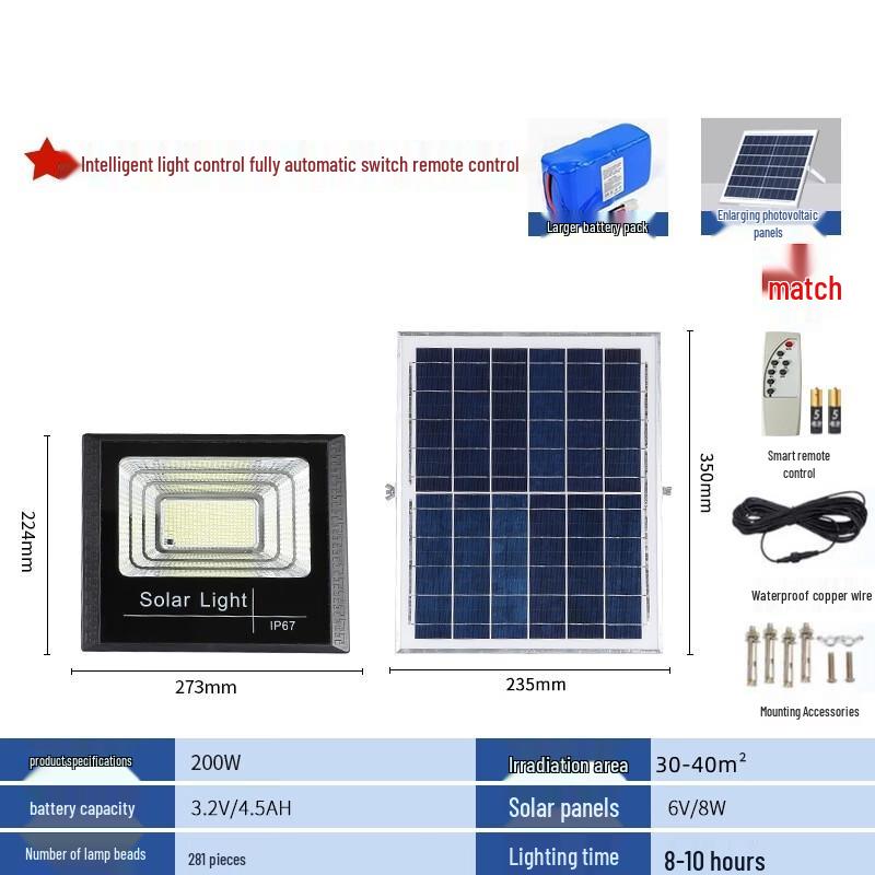 NuFeng Solar Outdoor Engineering Floodlight