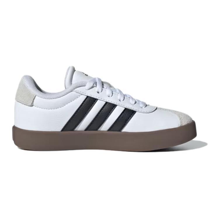 Adidas VL Court 3.0 K White Black Gum Kids Sneakers Cloud-White Core-Black Grey-One ID9062