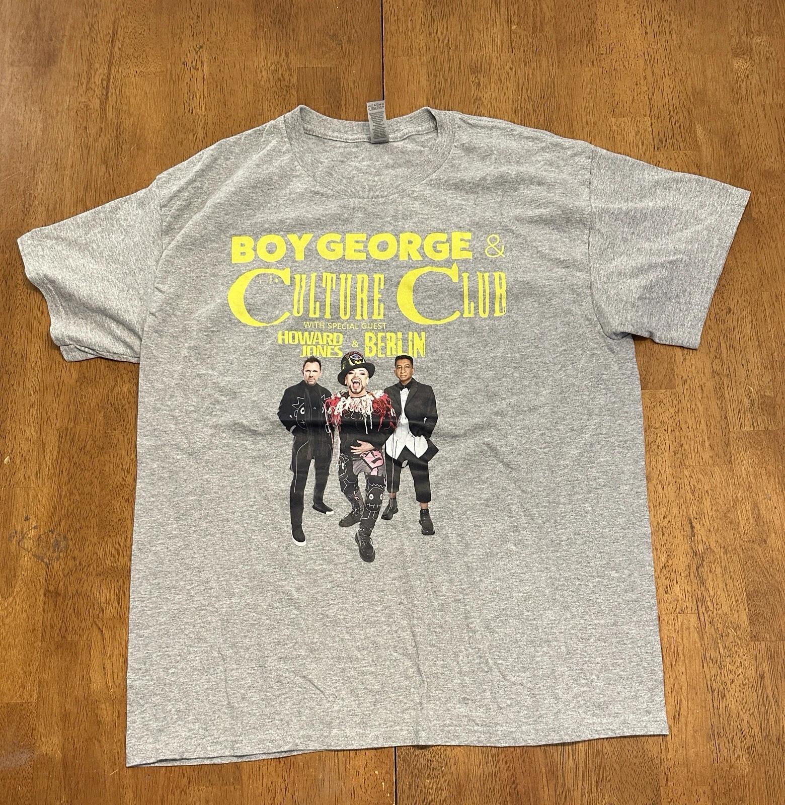Boy George Culture Club Letting It Go Tour T Shirt Large 2XL