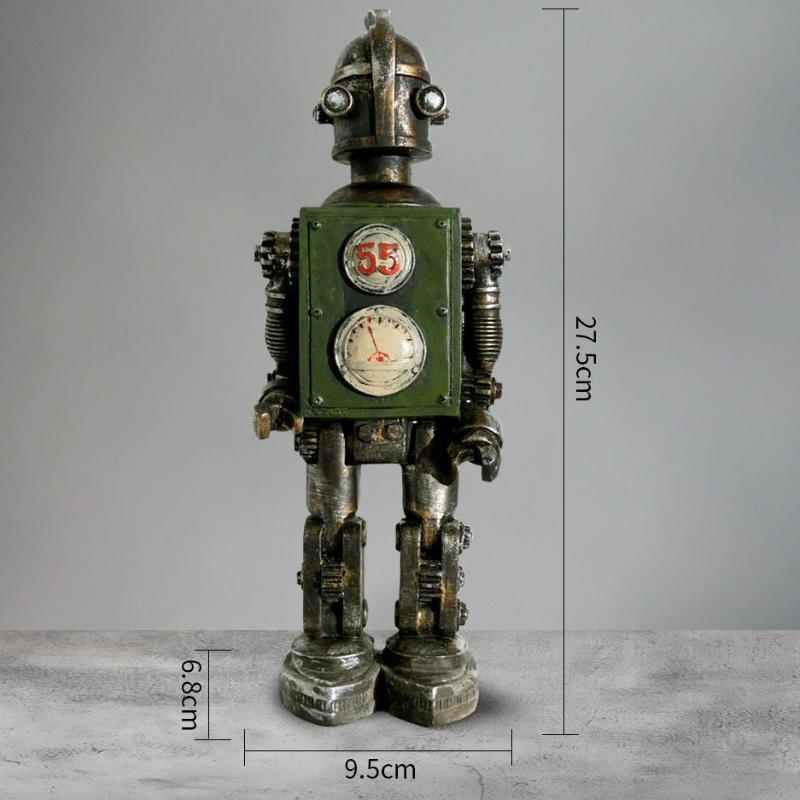 

Ретро Украшения Винтажный Интерьер Робот Украшение Креативный Аксессуар для Домашнего Декора Эстетичный Элегантный Декоративные Аксессуары для Бара зелёный