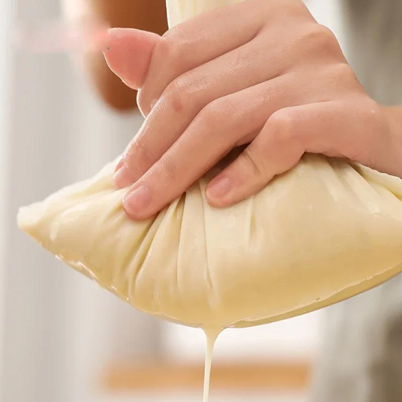 Nylonowe worki filtrujące do mleka Wielokrotnego użytku Do soi Jogurtu Herbaty Kawy Oleju Piwa Żywności Siatka Filtracyjna Sznurek Ściągający Sitko Kuchenne Durszlak 100Mesh 200Mesh 300Mesh