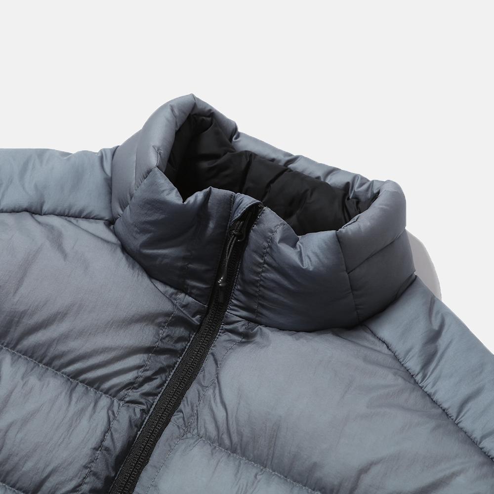 Moif [Aw25] Helium Down Jacket / Sheer Dusty Blue