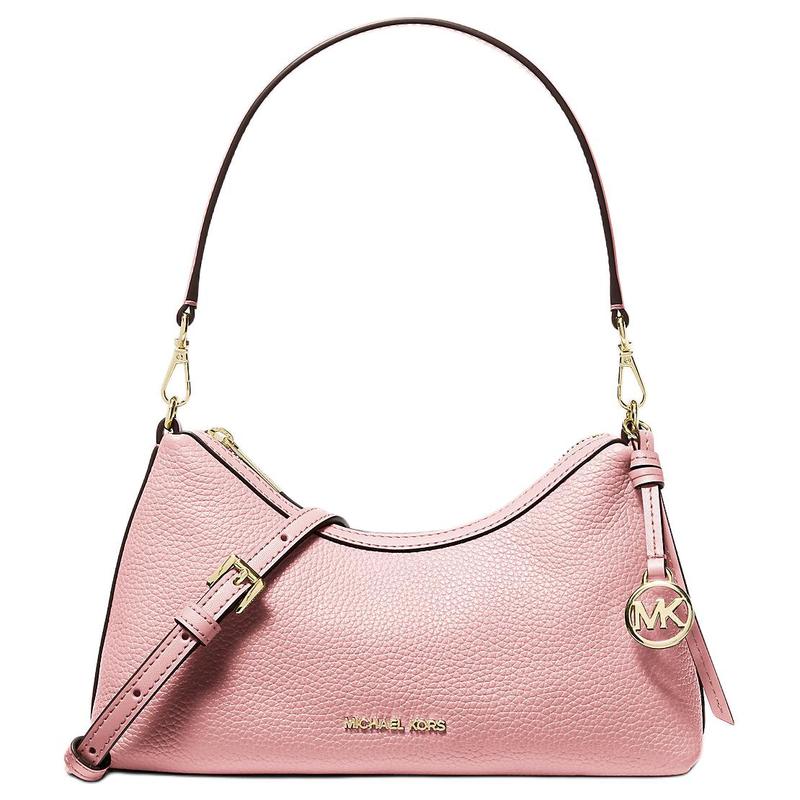 MICHAEL KORS Sammy Removable Shoulder Strap Leather Shoulder Bag Small Women Pink розовый