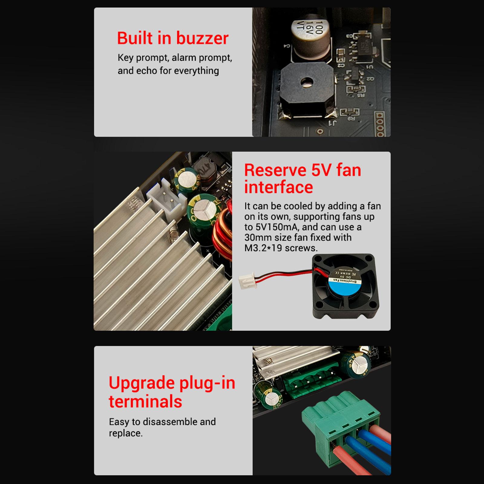 

Direct Current Bucking Converters Step Down Module Power Supply Output 0.5-36V 4.5A Adjust Power Supply Module