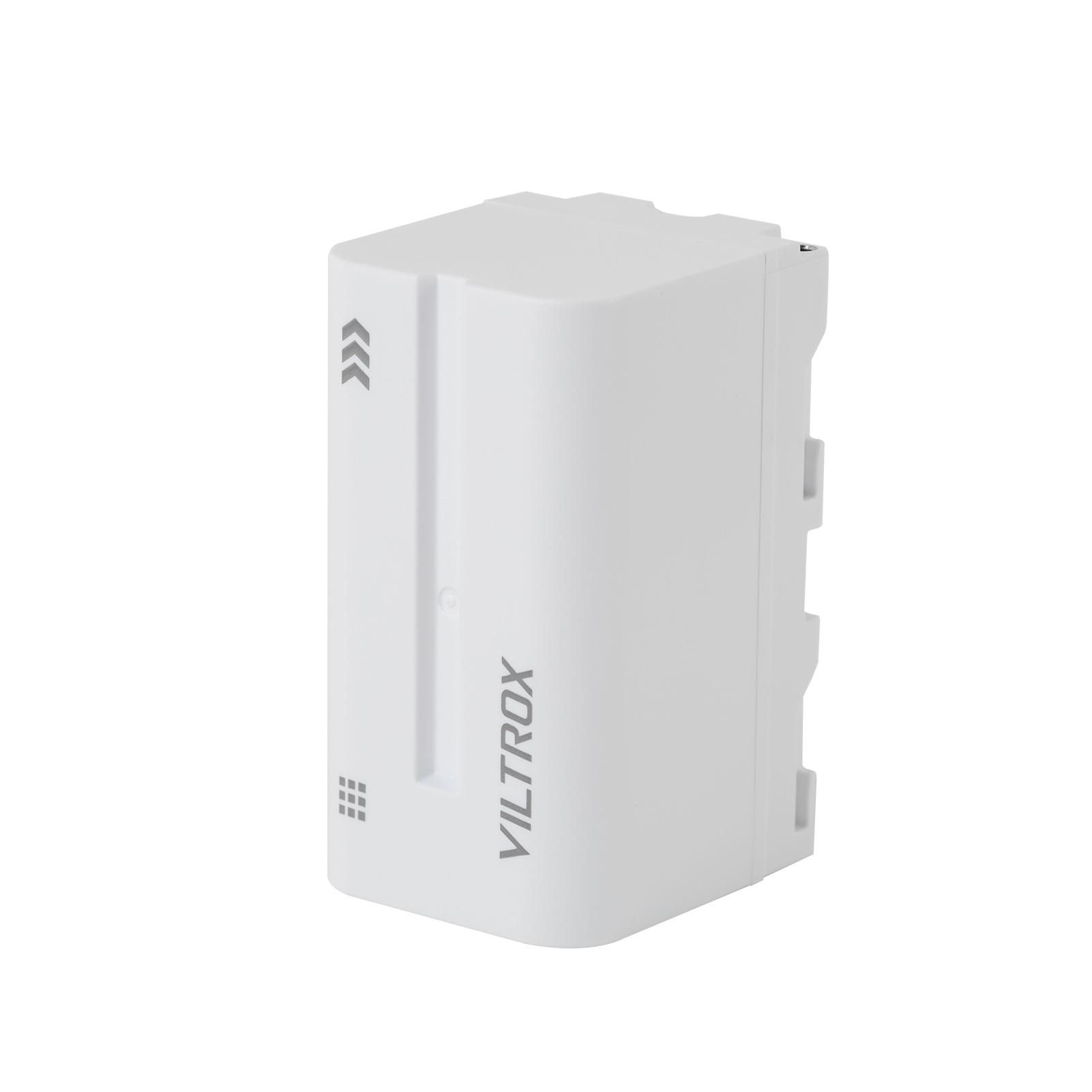 

Аккумулятор VILTROX NP-F970 Литий-ионный аккумулятор большой емкости 6600 мАч с зарядным портом типа C 4400mAh белый