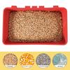 2Pcs Poultry Hangable Feeder Trough Chicken Feeding Cup Bird Chick Feeding Bowl Slot Container  Poultry Duck Goose Feeding Box