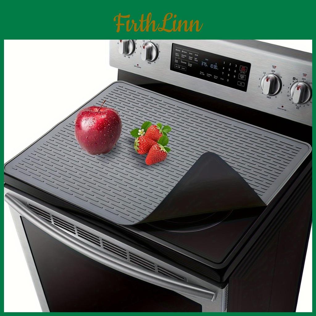 Mat Protector Extralarge Silicone Stovetop Heat Resistant Electric Stove Top Cover Nonslip Dish Drying Mat For Kitchen