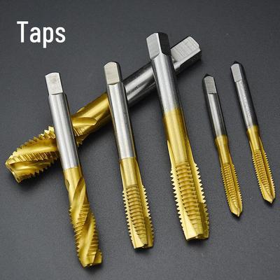 M2-M10 Dişler için Titanyum Kaplamalı Spiral Tel Kılavuz Makinesi