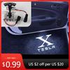 Car Sticker 2PCS Auto Decoration Accessories Car Door Emblem Welcome Lights LED Projector Lamps For Tesla Model 3 Model Y