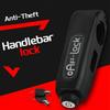 ABS Motorcycle Bike Handlebar Lock with 3-Hole Anti-Theft Key Waterproof Portable Bike Lock