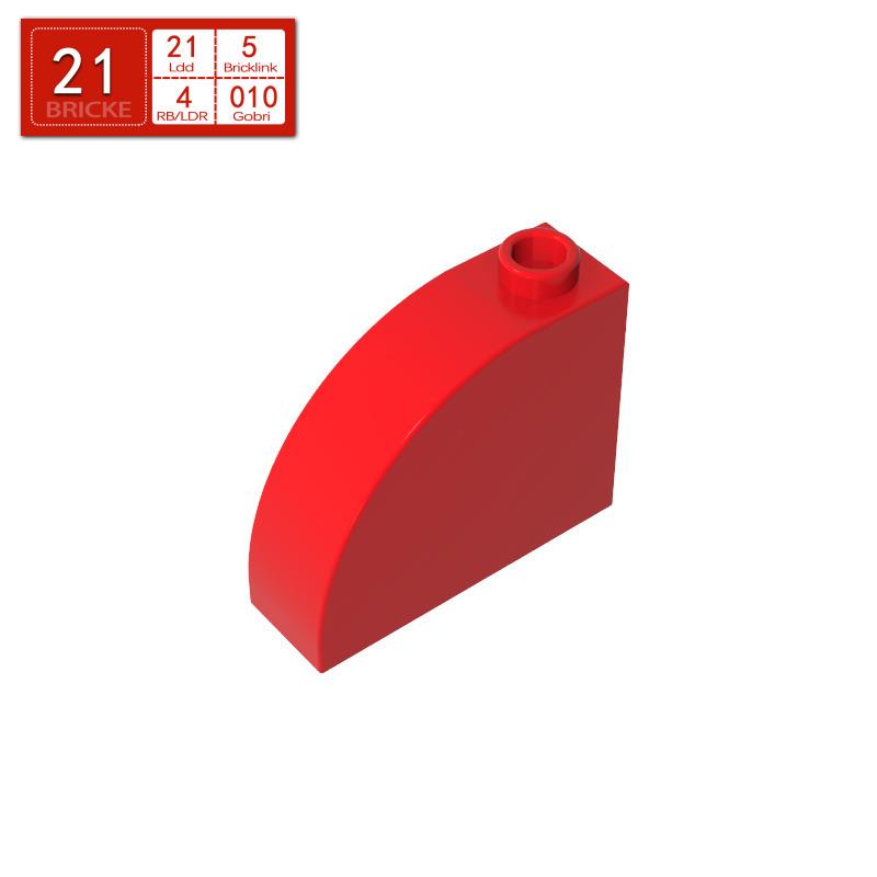 

BRICKE Curved Surface Building Blocks 1x3x2 Compatible with Lego 33243 DIY Small Particle Set 50g (~28 pcs)