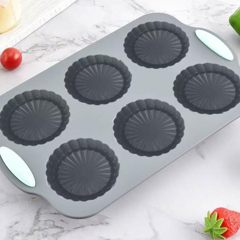Dishwasher Safe Silicone Cake Molds 6 Cavity For Baking And Crafts HX6C