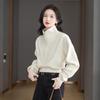 Women's American Style Half-Zip Stand Collar Sweatshirt