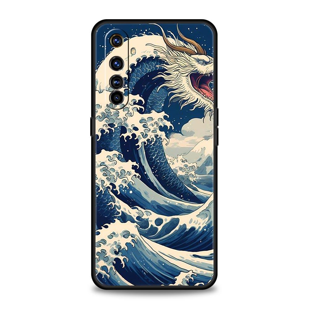 Japan The Great Wave Of Kanagawa Phone Case For Realme 12 11 10 9 8 5G 7 6 GT5 GT3 GT2 Pro C21 C11 C25 C35 GT Neo 2 3 3T 5 Cover