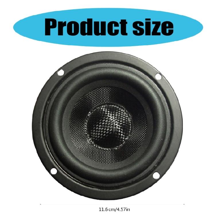 Enhances Bass 4.5inch Woofers Subwoofer Hifi Speakers HiFi Sound, Fiberglasses Constructions, 4Ohm, 30W Rating
