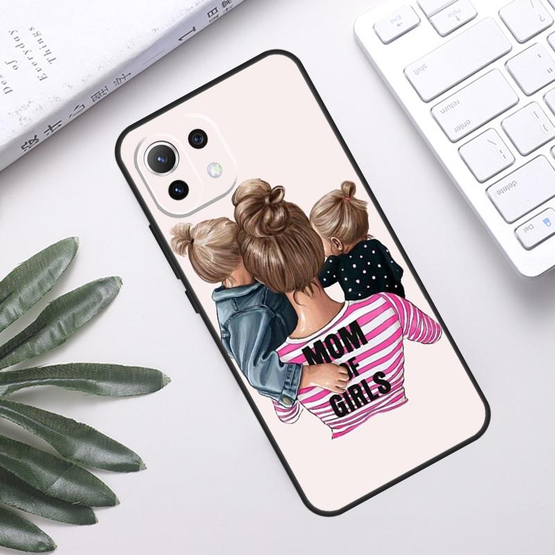 Mom Daughter Girl Son Dad Case For POCO F5 X3 X5 Pro F3 F4 GT M5s C40 Back Cover For Xiaomi 13 12 Lite 11T 12T Pro 12X
