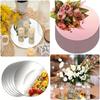 10 STUKS Veelkleurig Rond Spiegel Diameter 10cm/15cm Spiegel Schaal Spiegel Muursticker voor Centerpiece DIY