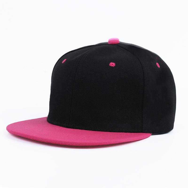 Custom Embroidered Sports Hats With Logo Embroidery 6 Panel Acrylic Two Tone Mixed Color Snapback Caps Original