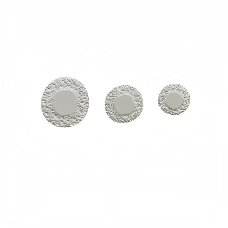 

3Pcs Miniature Dollhouse Mini Rock Print Steak Board Dinner Dessert Round Dish Kitchen Food Scene Decoration Doll Accessories