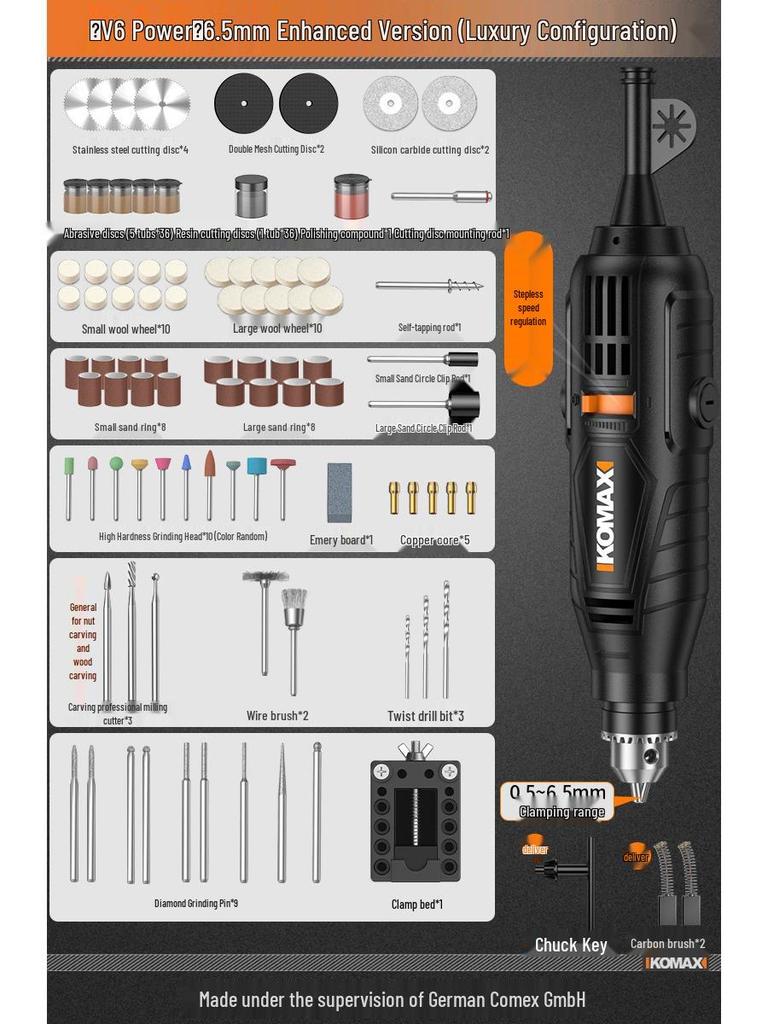 Handheld Electric Grinder & Polisher for Wood, Jadeite, Carving, and Cutting: Compact Electric Drill Tool