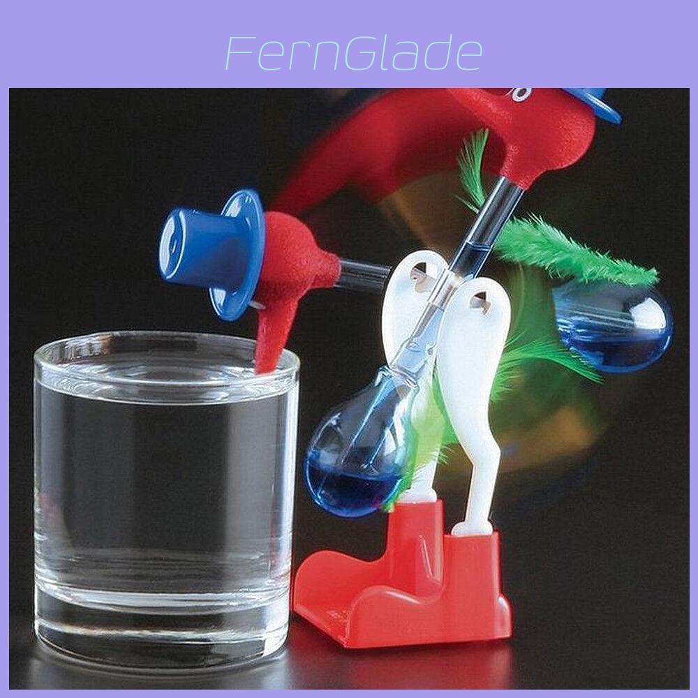 Premium Quality Novelty Retro Glass Happy Drinking Bird Bobbing Dippy Einstein Duck For Timeless Enjoyment