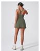 European & American Nude Anti-Exposure Sports Dress - Summer Outdoor Golf Vest, Yoga, Tennis Skirt