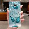 For Samsung J5 2016 J510F J510GN Case Samsung Galaxy J7 2016 J710F J710GN Phone Case Clear Fashion Butterfly Flowers Soft Cover