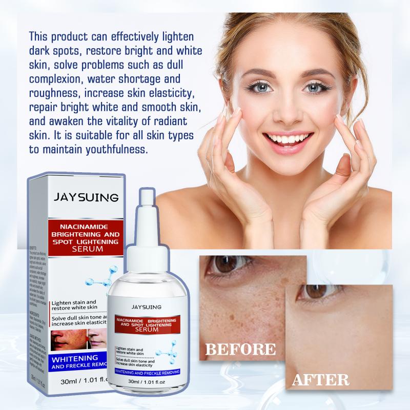 Jaysuing Niacinamide Brightening Spot Serum Moisturizing Whitening Skin Care for Dark Spot Removal one size