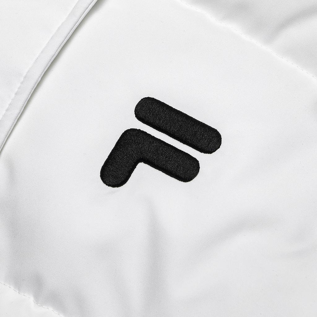FILA Fusion Solid Color Loose Warm Hooded Down Jacket Women outerwear White T11W346904F-WT