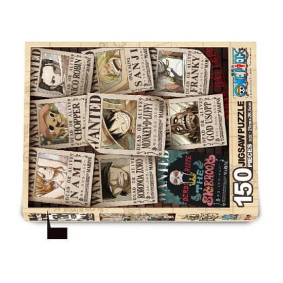 One Piece New Wanted Vertical Jigsaw Puzzle HS150-584, Korean Popular Puzzles