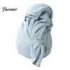 Breathable Hair Drying Towel for Hotel Microfiber Wrap, Quick Dry Anti-frizz Turban with Elastic Comfortable Cap Home Band, Super Absorbent Women Wrap