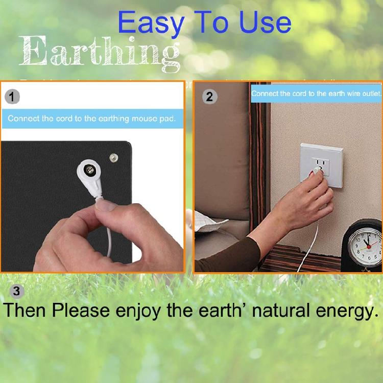 Earthing Universal Grounding Mat Computer Mouse Mats Radiation for Protection