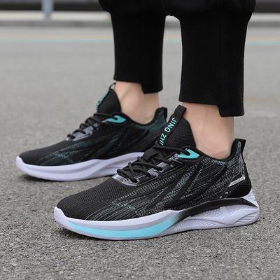 New Fly-woven Men's Casual Shoes Are Light, Breathable and Comfortable Soft-soled Shoes, Fashionable and Trendy Student Sports Shoes