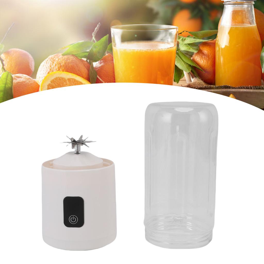 Portable Blender Cup Re Able Electric USB R Blender 500ml Large Capacity with 1500mAh Battery for Fruit