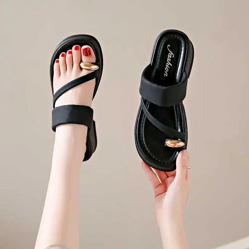 Summer Open From The Back Large Sandals Boot Tennis For Women Gym Shoes Black Slipper Sneakers Sports Sapatenis