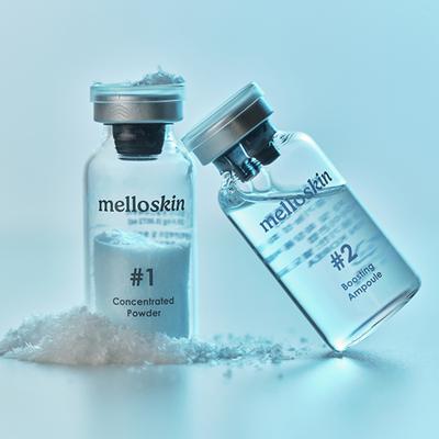 Meloskin Glutathione Shot Ampulle (Konzentriertes Pulver 205,4 mg + Boostendes Ampullenserum 15 ml) x 2 Stück, 1 Set (4-wöchiger Vorrat), 30g, 1 Stück