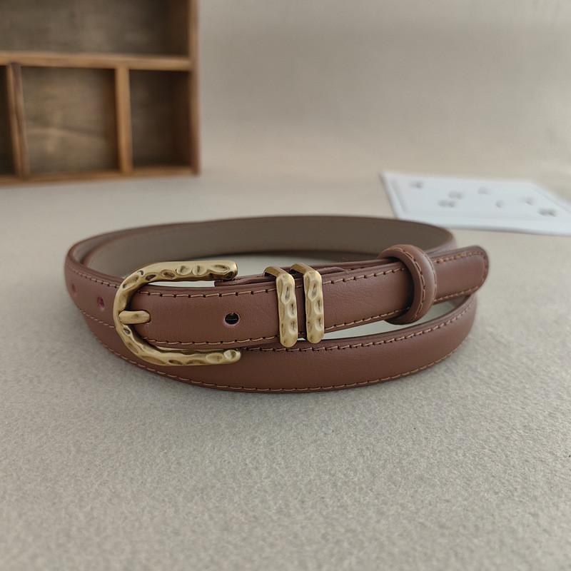 Trendy Color Solid Leather Waist Accessory For Women Casual Looks Fashion Gift
