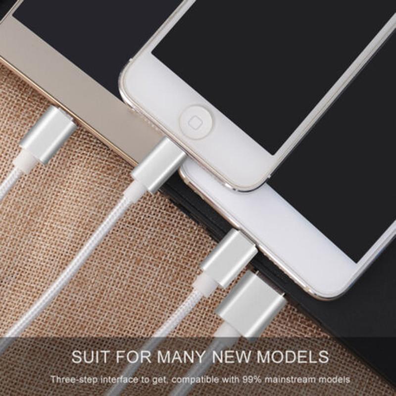 Usb 3in1 Charger Cable Micro Typec Data Sync Cable For Iphone 5 6 Android 7plus