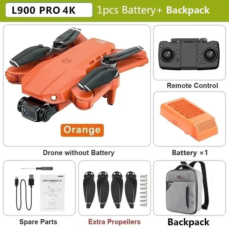 L900 Pro SE MAX GPS Drone 4K Professional Dual HD Camera 5G WIFI 360° Obstacle Avoidance Brushless Motor Rc FPV Quadcopter Dron