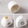 3D Miniature Flower Vase Fridge Sticker White Porcelain Mini Vase Refrigerator Patch  Kitchen Decor