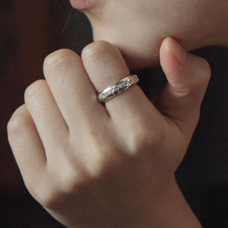 Clemence Jewelry Crochet Ring 01