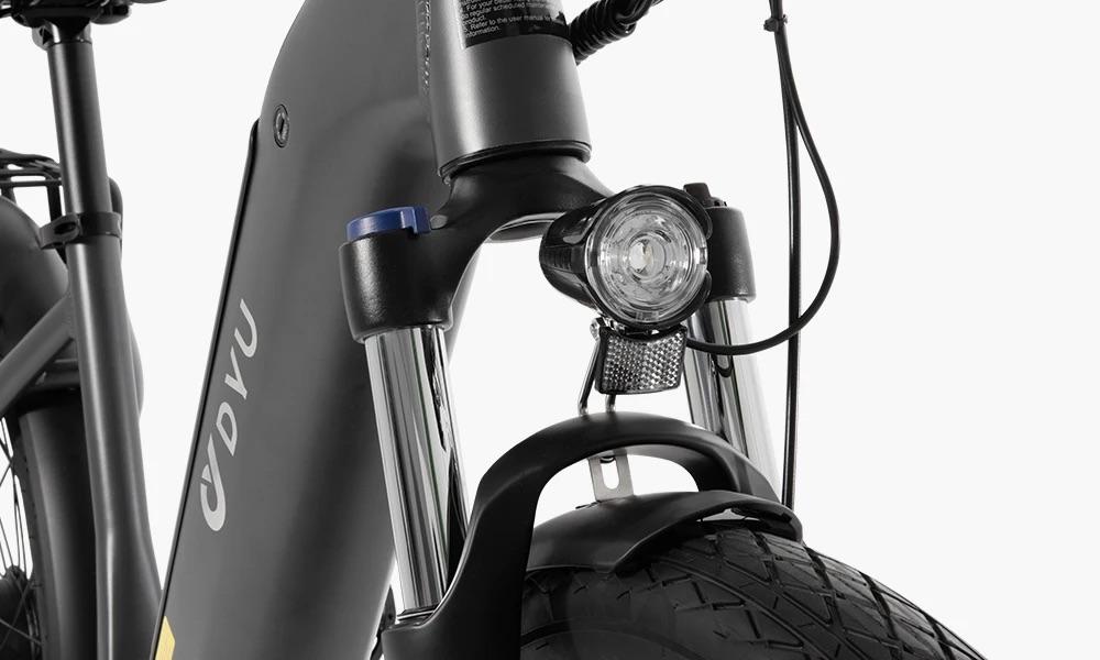 DYU C1 Electric Bicycle, 48V 10AH Battery, 350W Motor, 26 Inch Tires, Max Speed 25 km/h, 55 Range, E-Bike