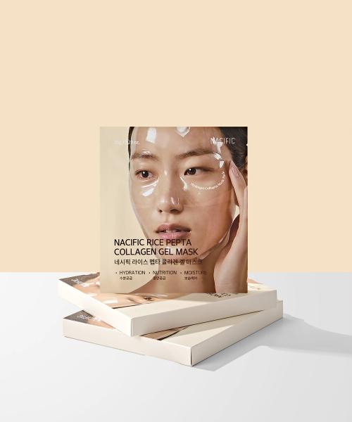 NACIFIC Rice Pepta Collagen Gel Mask (4 Sheets) NONE