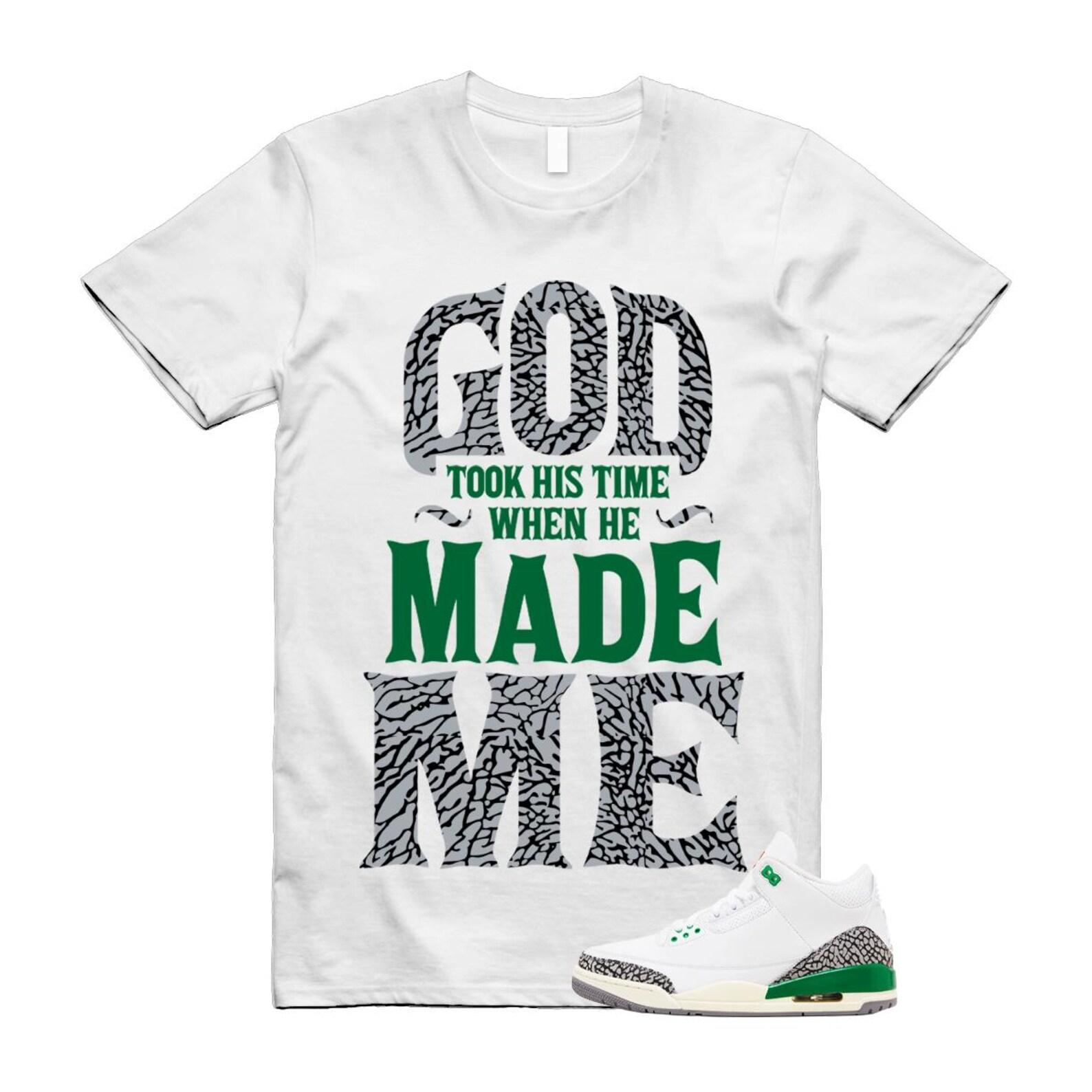 3 Lucky Green White Cement Grey T Shirt Match GTHT S