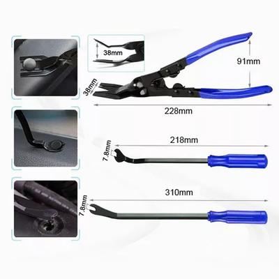 38 parça Trim Sökme Alet Takımı Araba Kaldırma Aleti Kapı Paneli veya Stereo Trim Sökme Aleti Otomatik Klips Pense